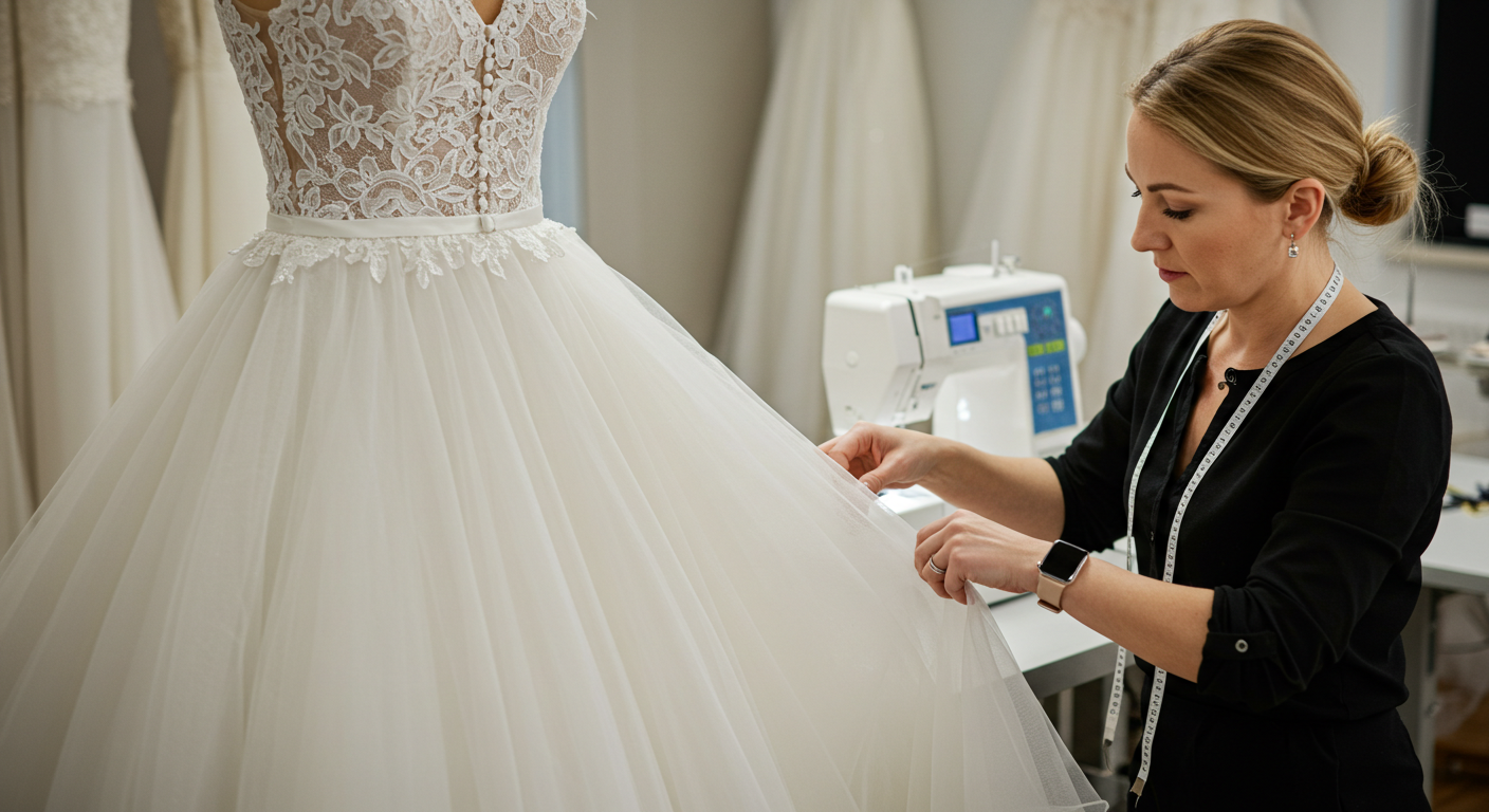 Wedding dress alterations