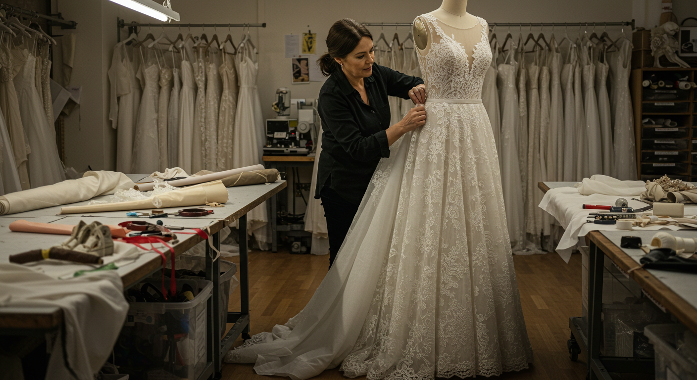 Wedding dress alterations